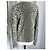 Eric Bompard Pull Cachemire Imprimé Léopard Gris Noir XL - vue 2