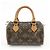 Borsa a mano Louis Vuitton Monogram Mini Speedy Brown M41534 - vista 2
