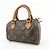 Borsa a mano Louis Vuitton Monogram Mini Speedy Brown M41534 - vista 3