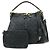 Borsa a tracolla Louis Vuitton Monogram Mahina Selene PM Noir M94314
