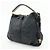 Borsa a tracolla Louis Vuitton Monogram Mahina Selene PM Noir M94314 - vista 3