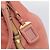 PRADA Hand Bag Vittero Dino Leather 2way Pink Gold Auth 207141A - Jerrillo - vista 17