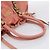 PRADA Hand Bag Vittero Dino Leather 2way Pink Gold Auth 207141A - Jerrillo - vista 7