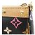 Louis Vuitton Monogram Multicolor Pochette Accessoires Noir M92648 - vista 7