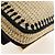 FENDI Nano Bucket Charm Hand Pouch Charm Raffia 2way Beige Gold Auth 207075M - Jerrillo - vista 19
