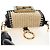 FENDI Nano Bucket Charm Hand Pouch Charm Raffia 2way Beige Gold Auth 207075M - Jerrillo - vista 6