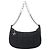CHANEL Choco Bar Chain Shoulder Bag Nylon Black Silver CC Auth 118385 - Jerrillo - Ansicht 13
