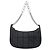 CHANEL Choco Bar Chain Shoulder Bag Nylon Black Silver CC Auth 118385 - Jerrillo - Ansicht 2