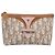 Christian Dior Romantic Pouch PVC Beige Silver Auth 211275V - Jerrillo - vista 2