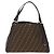 FENDI Zucca Canvas Shoulder Bag Black Brown Auth 212096SAV - Jerrillo - vista 13