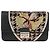 Christian Dior Sac à épaule à chaîne Cuir Noir Argent Auth 213360M - Jerrillo