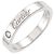 Cartier C de #48 Ring aus Platin