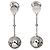 Boucles d'oreilles Gucci GG Studs en or blanc 18K