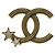 Chanel Coco Mark Star Strass-Brosche