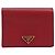 PRADA Bifold Wallet Saffiano leather Red Gold Auth am12983V - Jerrillo - vista 13