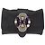 Miu Miu Chain Bijoux Shoulder Bag Leather Black Gold Auth 210510V - Jerrillo