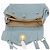 Autre Marque Saint Laurent Muse To Hand Bag Leather 2way Light Blue Gold 283731 Auth 211010V - Jerrillo - vista 20