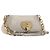 PRADA Chain Shoulder Bag Vittero Dino Leather Beige Gold Auth 209990A - Jerrillo