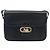 Céline CELINE Horse Carriage Shoulder Bag Leather Black Gold Auth mr3168 - Jerrillo