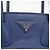 PRADA Vitterodino Tote Bag Leder 2way Blau Silber Auth BA16335V - Jerrillo - Ansicht 20