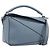 LOEWE Puzzle Bag Handtasche Leder 2way Hellblau Silber Auth 210776M - Jerrillo - Ansicht 2