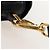 PRADA Shoulder Bag Vittero Dino Leather 2way Black Gold Auth 208279V - Jerrillo - vista 18