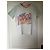 Camiseta de algodón blanco y coral de Chanel - vista 3