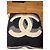 CHANEL CC Logo Cushion Blue White Wool Cashmere - view 4