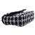Borsa a Tracolla Chanel Mini Square Tweed Coco Heart Chain Flap Nera - vista 11