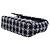 Borsa a Tracolla Chanel Mini Square Tweed Coco Heart Chain Flap Nera - vista 12