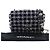 Borsa a Tracolla Chanel Mini Square Tweed Coco Heart Chain Flap Nera - vista 6