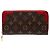 Carteira Longa Louis Vuitton Monogram Retiro Zippy Wallet Vermelha