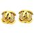 Orecchini a clip Chanel placcati in oro con strass