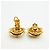 Orecchini a clip Chanel placcati in oro con strass - vista 3