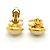 Orecchini a clip Chanel placcati in oro con perle sintetiche - vista 3