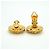 Orecchini a clip Chanel placcati in oro - vista 3