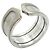 Anello largo Cartier C2 in oro bianco 18K