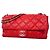 Bolsa de ombro Chanel vermelha