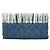 Borsa a tracolla Chanel in denim blu - vista 10