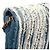 Borsa a tracolla Chanel in denim blu - vista 7