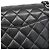 Borsa a tracolla Chanel Matelassé in pelle nera - vista 8