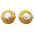 Orecchini a clip placcati oro Chanel