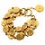 Chanel Gold Plated Charm Bracelet
