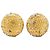 Pendientes de clip Chanel Gold