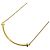 Autre Marque Collier Tiffany & Co. T Smile Small en or jaune 18K