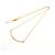 Autre Marque Collier Tiffany & Co. T Smile Small en or jaune 18K - vue 3