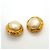 Orecchini a cerchio placcati oro Chanel - vista 2