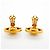 Boucles d'oreilles clips Chanel plaquées or avec logo Coco - vue 6