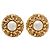 Orecchini a clip placcati in oro Chanel