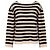 Christian Dior Gestreifter Kaschmir-Leinen Pullover - Beige/Schwarz